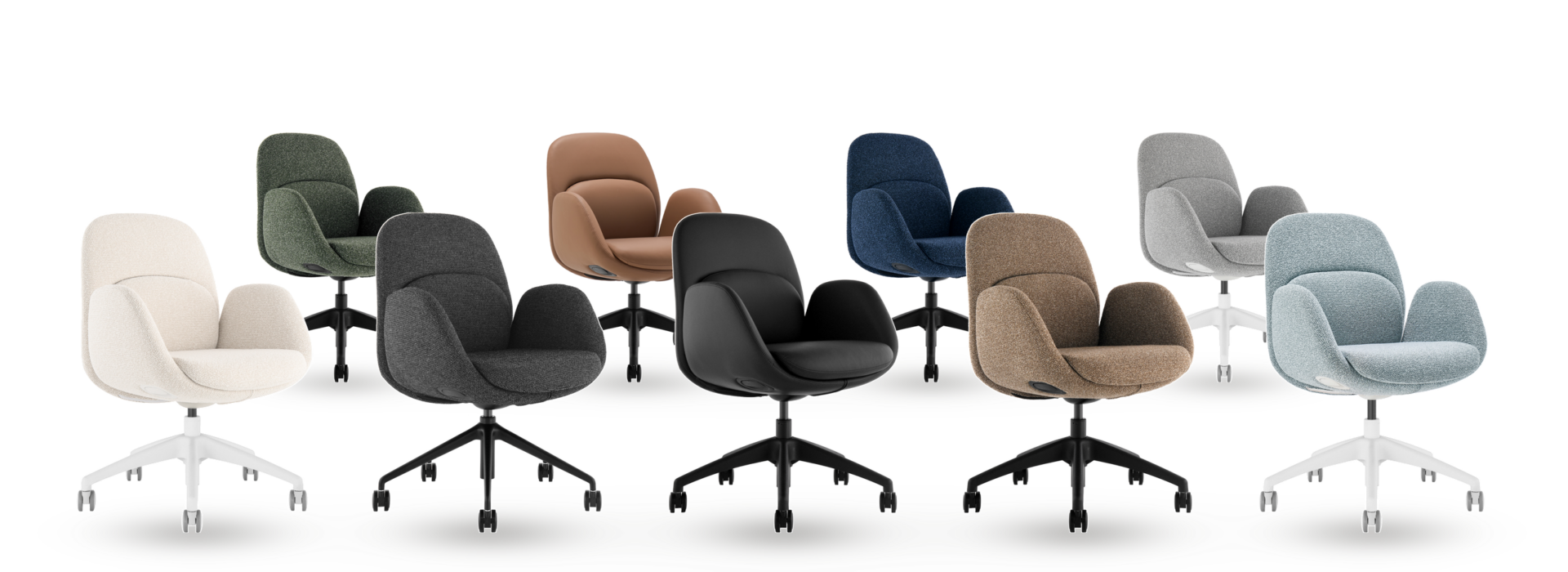 Fern chair shown in all nine colourways
